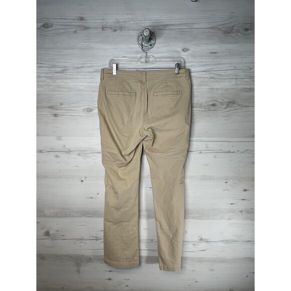 Old Navy Chino Pants Womens 8 Regular Khaki The Flirt Stretch Straight Leg - Picture 7 of 12